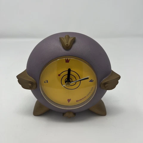 POSTMODERN 1980s VINTAGE MEMPHIS AGE TABLE DESK CLOCK BY TIMESTONE Cover