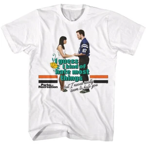 Parks and Recreation I hate Most Thing But Never Seem To Hate You Men's T Shirt - Picture 1 of 5