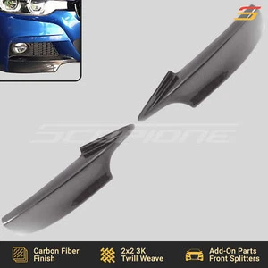 Divisores de parachoques delanteros de carbono Scopione para BMW 14-20 Serie 3 GT F34 | M-Sport - Imagen 1 de 6