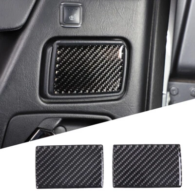 Carbon Fiber Car Rear Door Ashtray Panel Trim Cover For Benz G Class W463 13-18 - Image 1 of 4