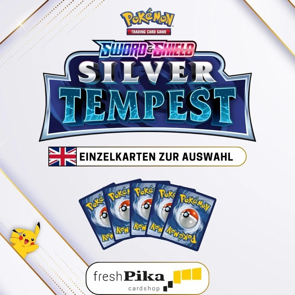 Pokemon - SWSH Silver Tempest - English 🇬🇧 Einzelkarten zur Auswahl - Bild 1 von 1