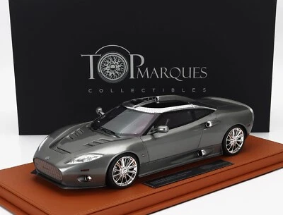 Top Marques SPYKER C8 AILERON 2011 GUN GREY METALLIC 1/18 Scale LE500 New! - Image 1 of 3