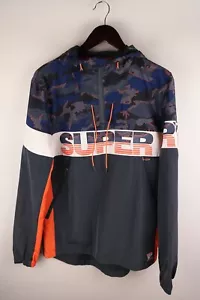 Superdry Men Anorak Jacket Pullover Casual Leisure Lightweight size S - Picture 1 of 8