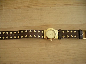 Joan Rivers studded Brown Band watch New Batteries - Picture 1 of 2