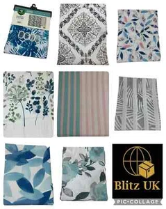 Polyester Waterproof Bathroom Shower Curtain Printed Fabric With 12 Hook 16981-1 - Picture 1 of 27