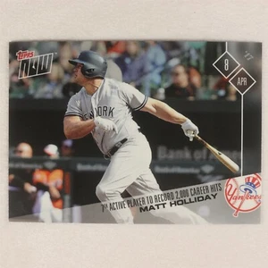 Tarjeta Topps Now 2017 #22: New York Yankees Matt Holliday - Imagen 1 de 1
