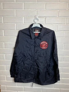 Giacca uomo Rolling Stones zip code nylon nero taglia L molto rara - Foto 1 di 11