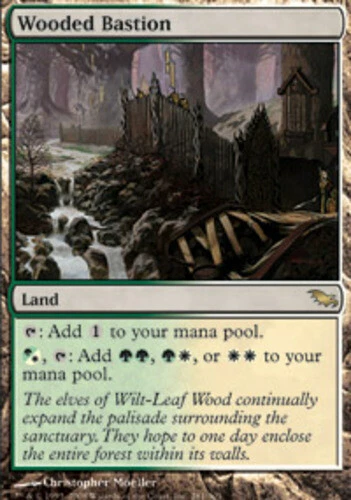 Wooded Bastion Shadowmoor Near Mint, S-Chinese - MTG - Image 1 of 1