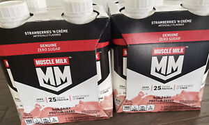 Muscle Milk Genuine Protein Shake Strawberries 'N Crème 25g Protein 11 Fl Oz 8