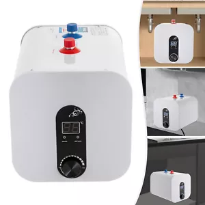 Electric Tank Hot Water System Shower Heater Under Sink Tap Faucet Household 8L - Picture 1 of 22