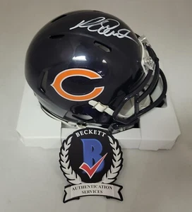 Richard Dent Signed Chicago Bears Mini Football Helmet Beckett Autograph NFL - Picture 1 of 4