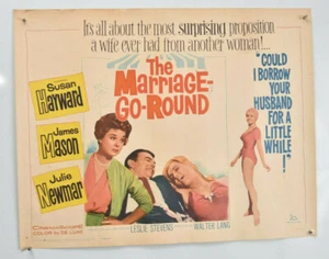 The Marriage Go-Round-1960 Half-Sheet Poster-Julie Newmar-James Mason-S. - Picture 1 of 7