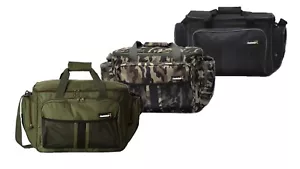 Large Insulated Fishing Bag Tackle Holdall Carryall Carp Green Camo by foolsGold - Picture 1 of 42