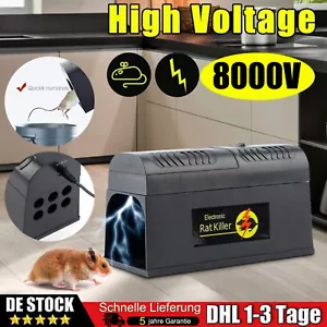 Ratten Köderbox Rattenbox Rattenfalle für Rattengift zur Rattenbekämpfung-8000V - Bild 1 von 24