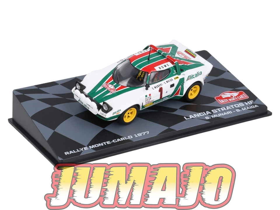 RMIT3 1/43 IXO Rallye Monte Carlo : LANCIA STRATOS HF 1977 #1 S.Munari - Immagine 1 di 1