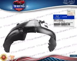 ⭐GENUINE⭐ FRONT Fender Liner LEFT DRIVER 2024-2025 Hyundai Elantra 86811AAAA0 - Picture 1 of 1