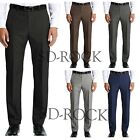 Mens Formal Smart Trousers Casual Business Dress Office Work Trousers Pants