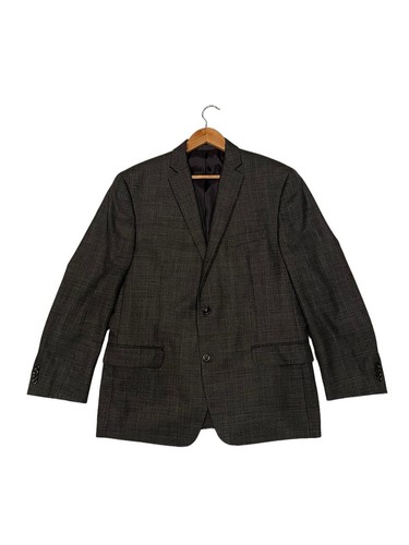 Macy’s MK Michael Kors Blazer Jacket Sports Coat Black Men’s Size 44 R GUC