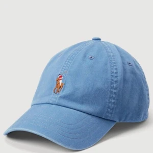 POLO RALPH LAUREN MEN'S COTTON CHINO SPORTS CAP BLUE #710834737031-NWT - Picture 1 of 3