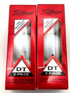 Neu Titleist 1 & 2 DT 2 Stück Gold Bälle 6er Set Waimea Bay Country Schläger - Bild 1 von 5