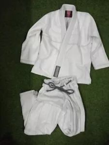 Uniforme Breakpoint Jiu Jitsu Artes Marciales Arriba e Abajo Blanco Juventud - Imagen 1 de 2