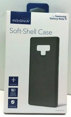 Insignia - Soft shell Case for Samsung Galaxy Note9 - Black/Matte - Image 1 of 2