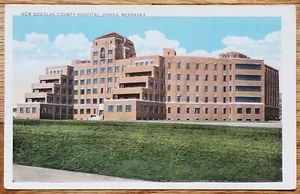 New Douglas County Hospital Omaha Nebraska NE Postcard PC 1920s Tichnor Bros - Picture 1 of 1