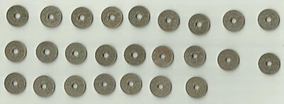 lot 25 PIECES 10 CENTIMES LINDAUER 1917 a 1938  LOT 27 - Photo 1/4