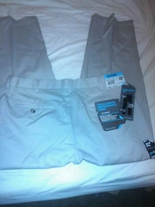 Pantalone uomo Savane vita espandibile piatto davanti no iron tan 36w 30l nuovo con etichetta! - Foto 1 di 4