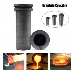 1KG/2KG/3KG High purity Graphite Crucible Melting Metal Gold Silver Casting US - Picture 1 of 14