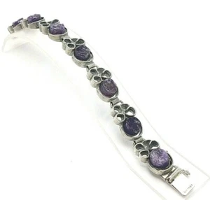 13. starkes ENGLA Amethyst Armband lila Vintage Armschmuck 925er Silber massiv - Bild 1 von 8