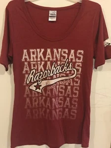 Arkansas Razorbacks Ladies Shirt - Picture 1 of 3