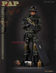 1:6 Peace Mission Chinese Armed Police Soldier 12inch Male Action Figure Toys - Picture 1 of 12