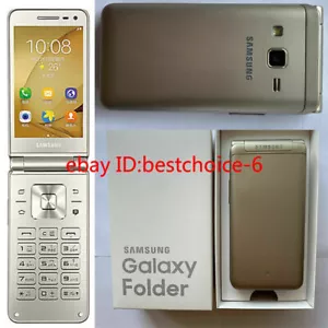 Samsung Galaxy Folder G1600 Dual SIM 16GB Flip SmartPhone- New Sealed Unlocked - Picture 1 of 13