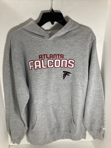 VETEMENTS Atlanta Falcons NFL Reebok Team Apparel Pullover Felpa con Cappuccio GIOVENTÙ LARGE 14 16