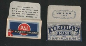 Rare Razor Blade Wrappers Lamette da barba #268a - Imagen 1 de 1