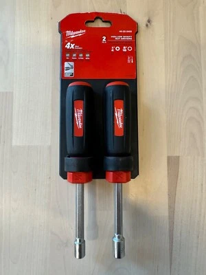 Milwaukee 48-22-2402 Hollow Nut Driver 2-Piece Set 1/4" & 5/16" - Image 1 of 2