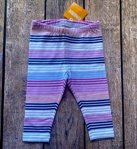 Kleinkind Mädchen 12-18 Monate Gymboree mehrfarbig gestreift volle Länge Leggings - Bild 1 von 1