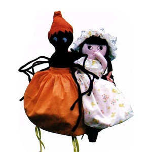 Little Miss Muffet Topsy Turvy Doll Pattern Created By The Women In NC Mountains - Picture 1 of 6