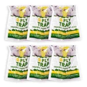 Outdoor Fly Traps, Disposable Non Toxic Hanging Catcher Killer Large Bag - Picture 1 of 16