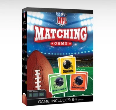 NFL Matching Game for Kids and Families 32 NFL TEAMS AND 64 CARDS - Image 1 of 3