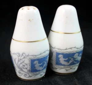 Coalport Revelry Blue Salt and Pepper Shaker Set - Picture 1 of 4