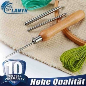 Stanznadel Set Punch Needle Spitzen Einfädler Punch Needle Kreuzstich Stickerei - Bild 1 von 12