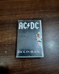AC/DC Back In Black INDIA CLAMSHELL CASSETTE TAPE 1995 MAGNASOUND - Picture 1 of 6