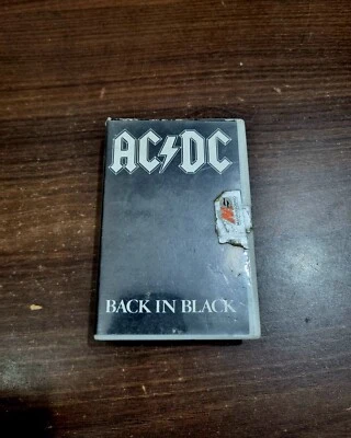 AC/DC Back In Black INDIA CLAMSHELL CASSETTE TAPE 1995 MAGNASOUND - Image 1 of 4