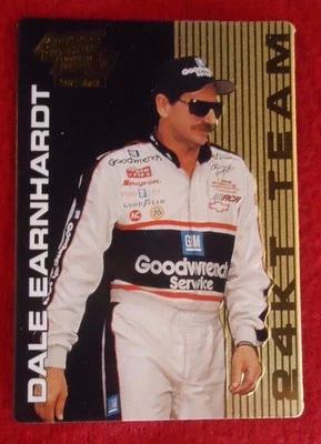 1995 Action Packed Country 24KT Gold Team #7 Dale Earnhardt Insert Card - Image 1 of 2