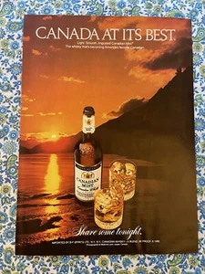 Vintage 1982 Canadian Mist Print Ad Beautiful Golden Sunset - Bild 1 von 7