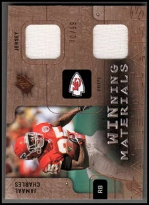 Camiseta deportiva Jamaal Charles 2009 SPx Winning Materials bronce doble muestra #WCH 70/99 - Imagen 1 de 1