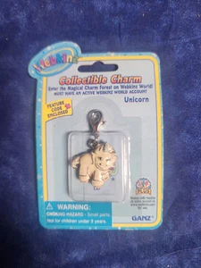 WEBKINZ UNICORN CHARM - NEW W/ SEALED CODE - HARD TO FIND - Picture 1 of 1