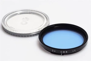 Hasselblad B50 Filter 2x CB6 -1 Color Correction Blue - Picture 1 of 2
